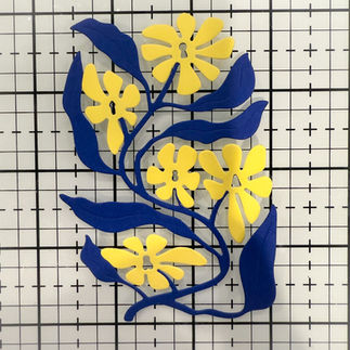 Flower die-cut instructions 7