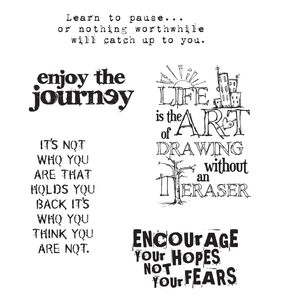 just thoughts stamp set