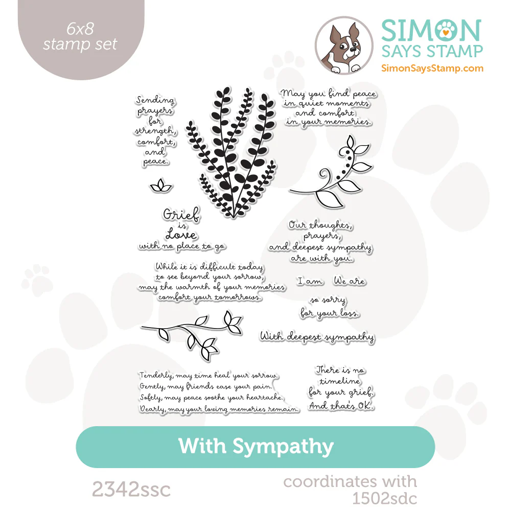 With Sympathy Stamp Set