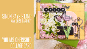 ANOTHER Collage Card From Simon Says Stamp's May 2026 Card Kit