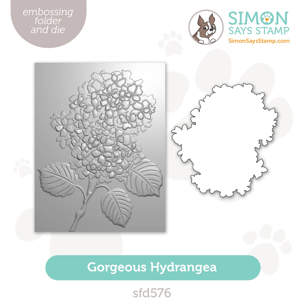 Gorgeous Hydrangea Embossing Folder