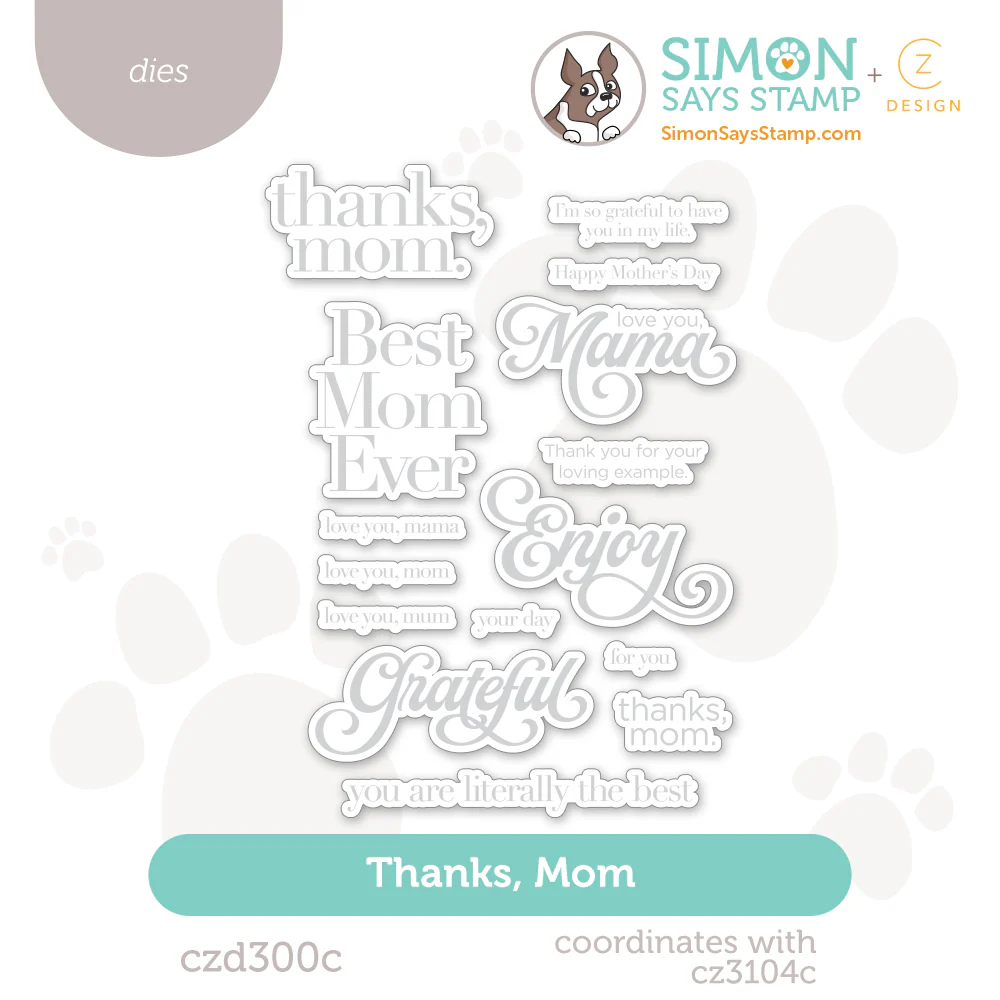 Thanks Mom Die Set