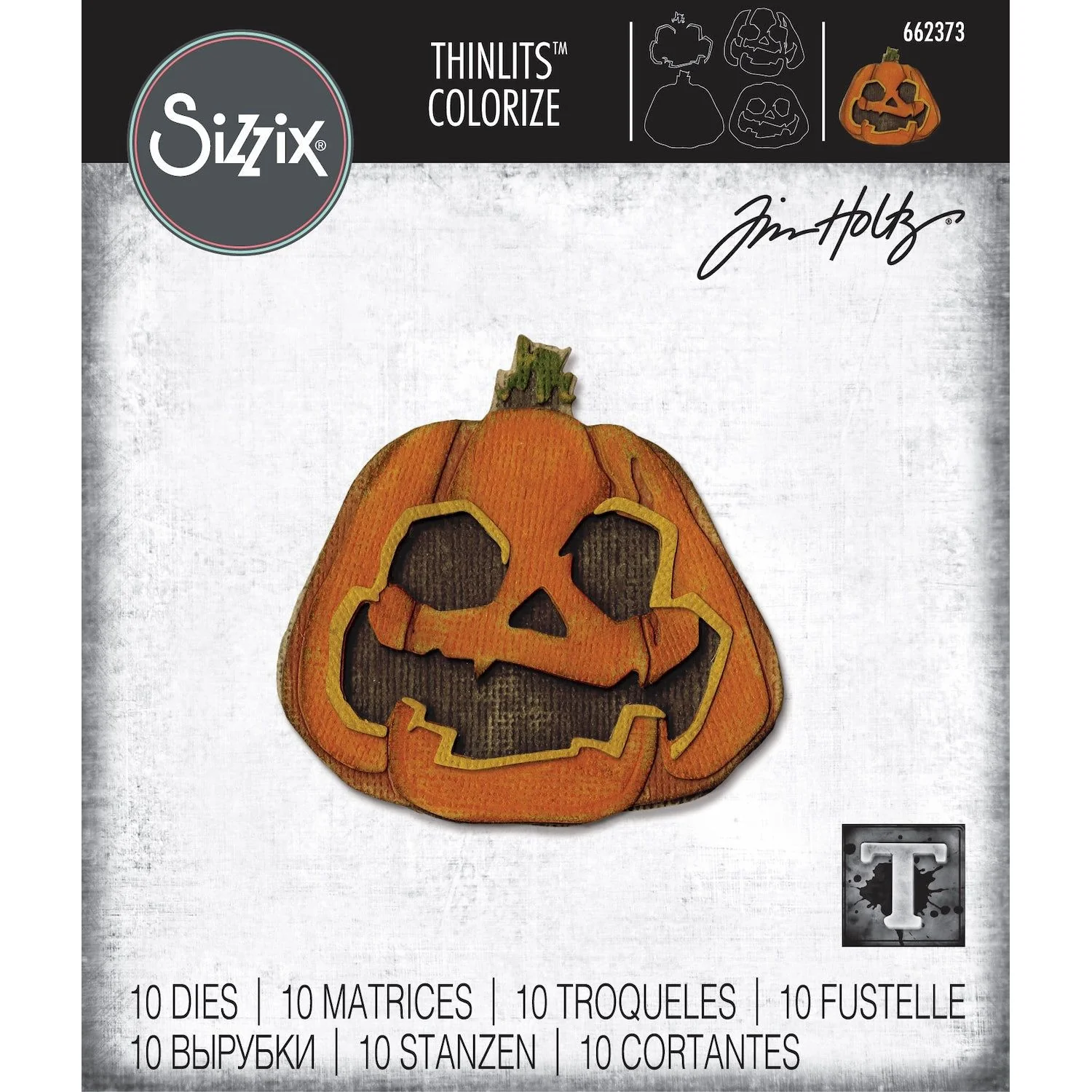 Jack-o-lantern die set