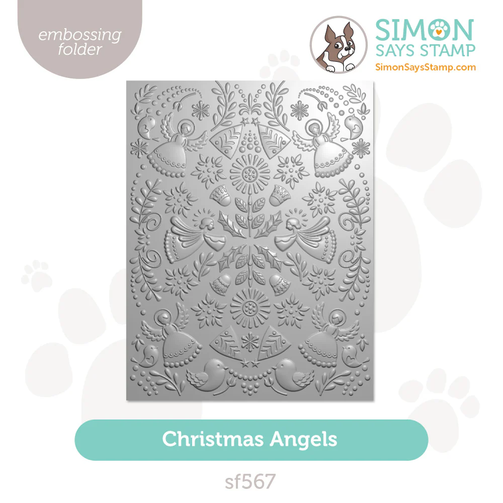 Christmas Angels Embossing Folder