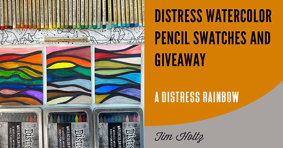 Distress Watercolor Pencils Kit 4 - Tim Holtz Distress Watercolor Pencils Kit 4 - Tim Holtz