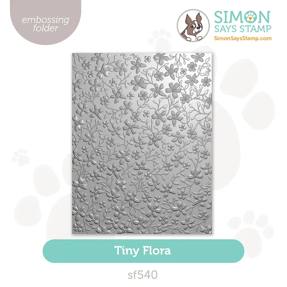 Tiny Flora Embossing Folder