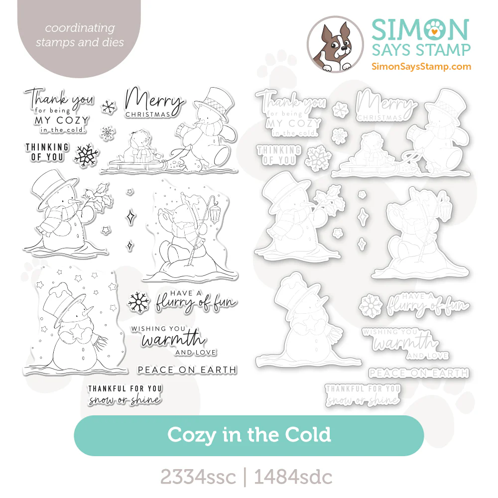 Cozy In The Cold Stamp and Dies
