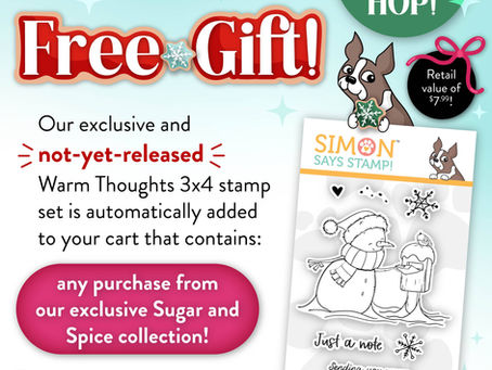 Simon Says Stamp - SUGAR AND SPICE Release Blog Hop, Day 1