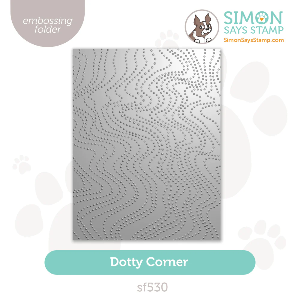 Dotty cover embossing folder