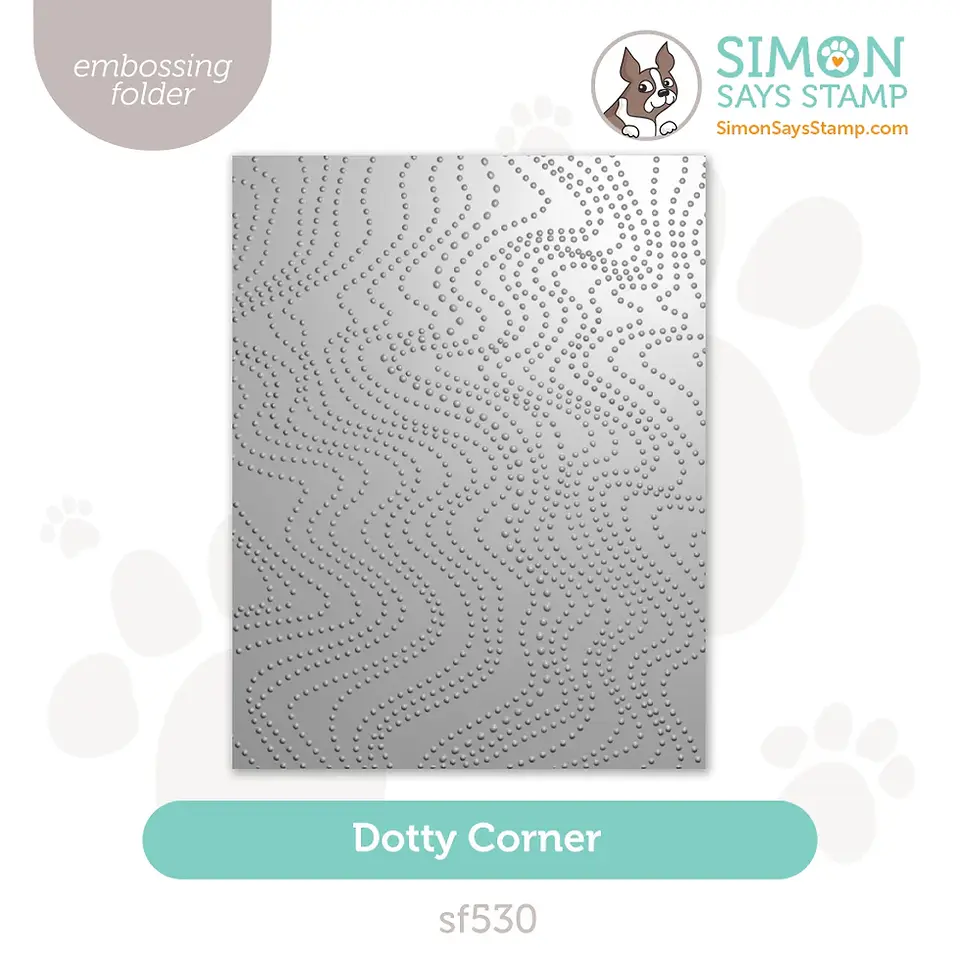 Dotty cover embossing folder
