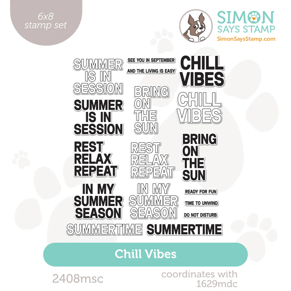 Chill Vibes stamp set