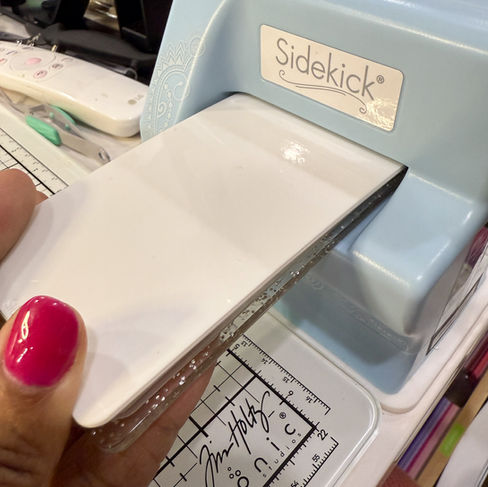 Embossing with Side-kick