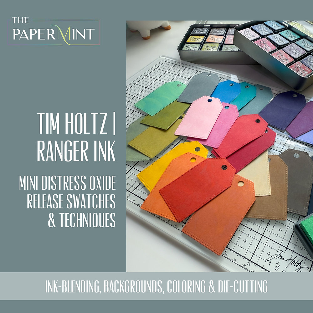 Tim Holtz and Ranger Ink July 2025 Mini Distress Oxides Release