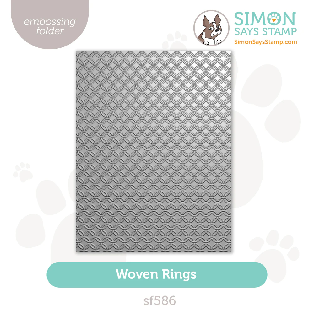 Woven Circles Embossing Folder