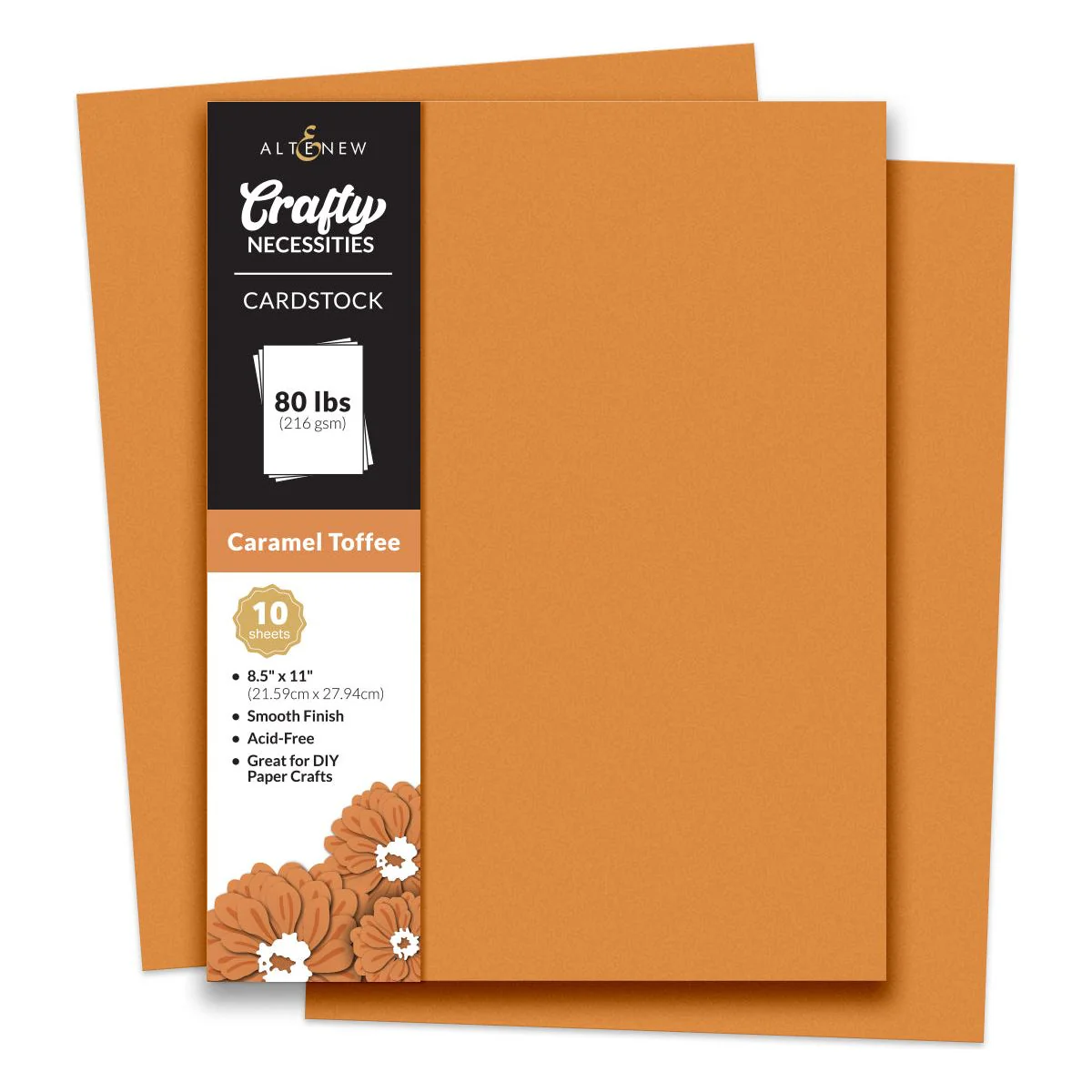 orange cardstock