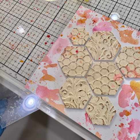 Spattered background