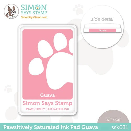 This versatile dye ink pad can be used for a wide variety of techniques.  Note the convenient color label for you on the side of the casing!