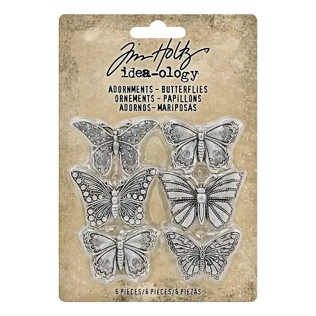 metal butterfly embellishments