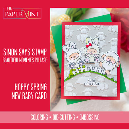 Welcome A New Baby With A Sweet HOPPY SPRING Card