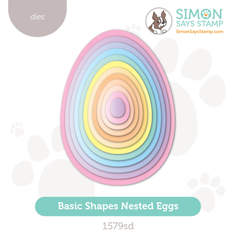 Basic Shapes Nested Eggs Die Set