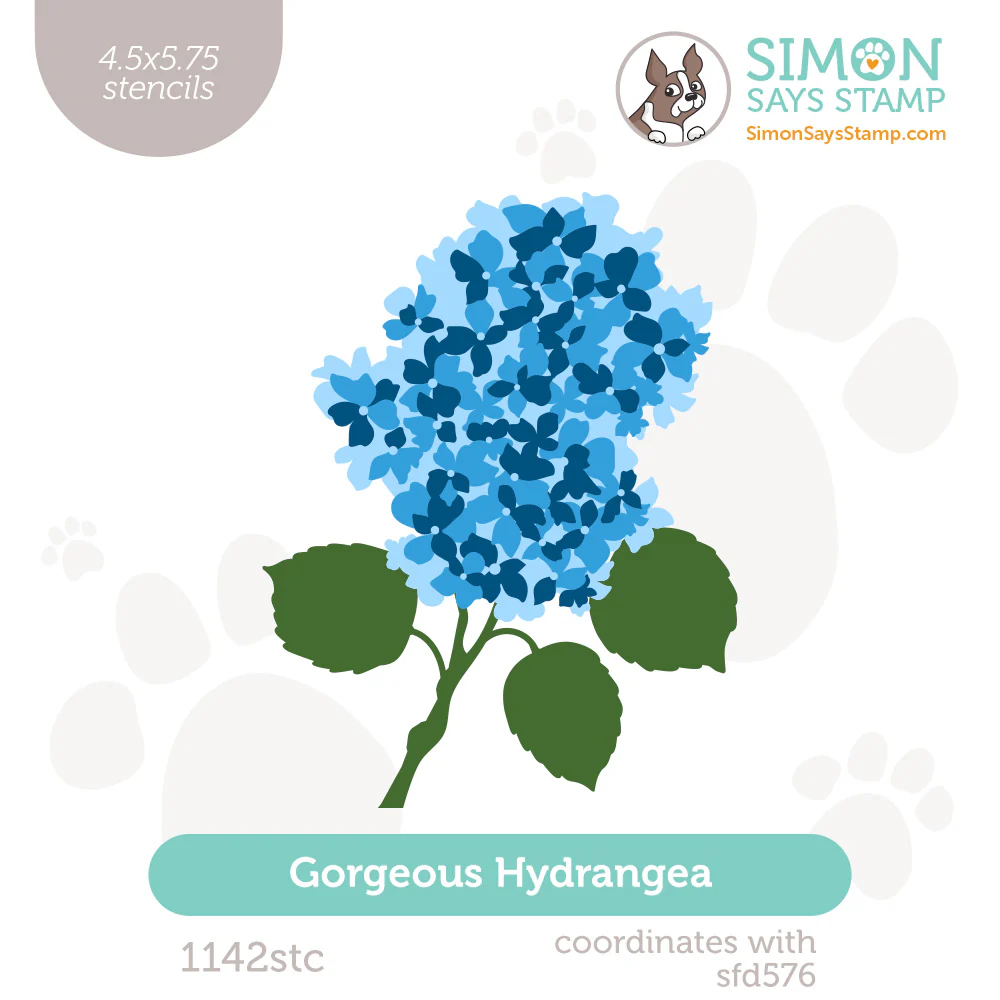 Gorgeous Hydrangea Stencils