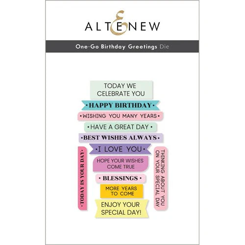 Sentiment Strips Die Set