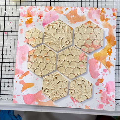 Spattered background 3