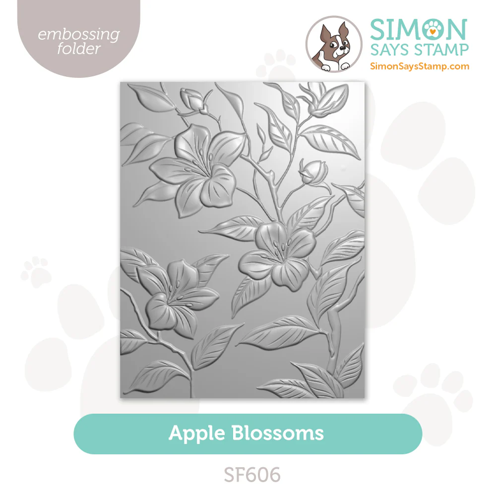Apple Blossoms embossing folder