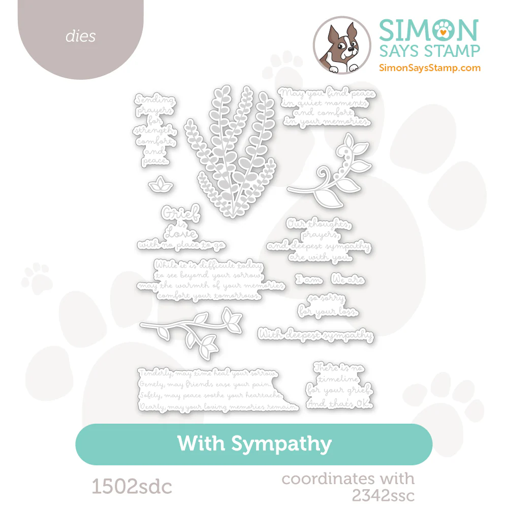 With Sympathy Die Set