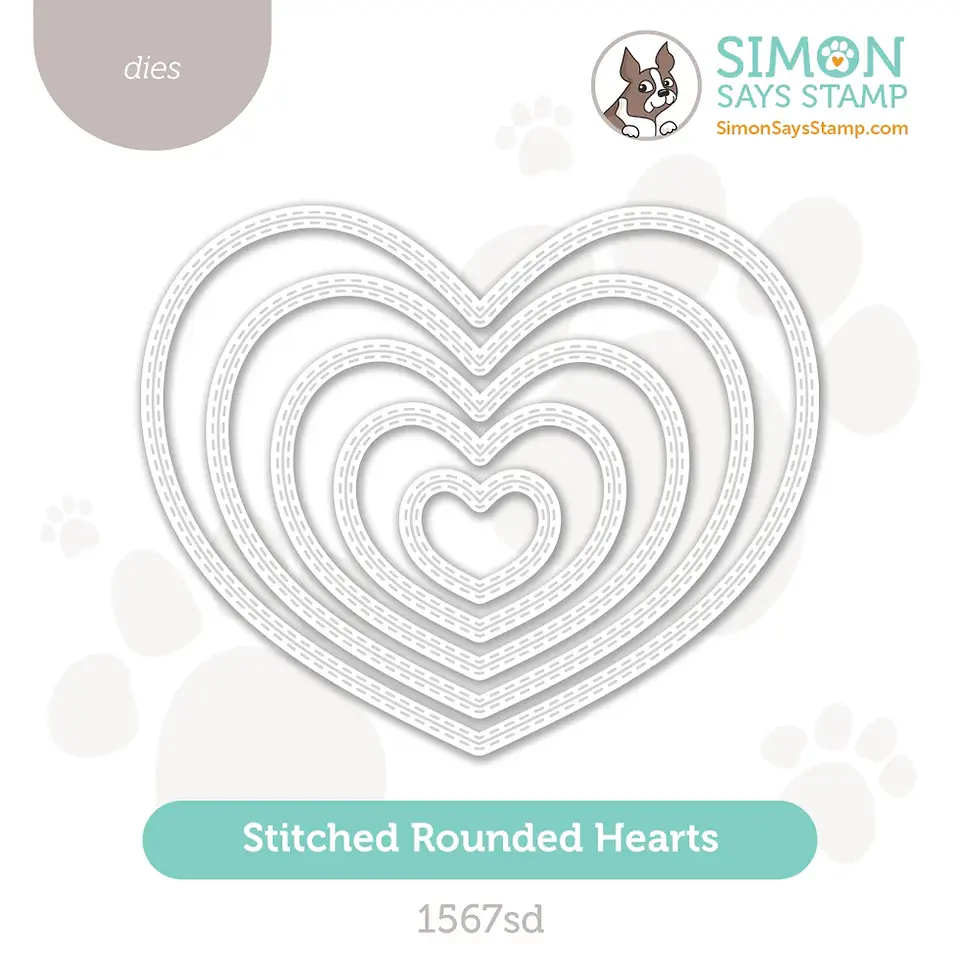 Heart Stitched Dies