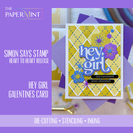 Let's Explore NEW Pawsitively Saturated Inks, Make Perfect Swatches and a Groovy Galentine's Card  