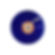 Ceas de perete vinyl colorat Blue Mandala- Design Handmade si Original