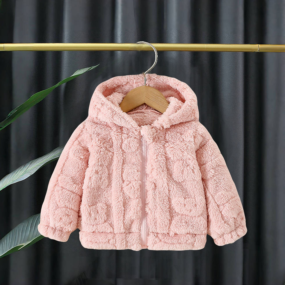 Thumbnail: HeartHug™ Hooded Coat Pink