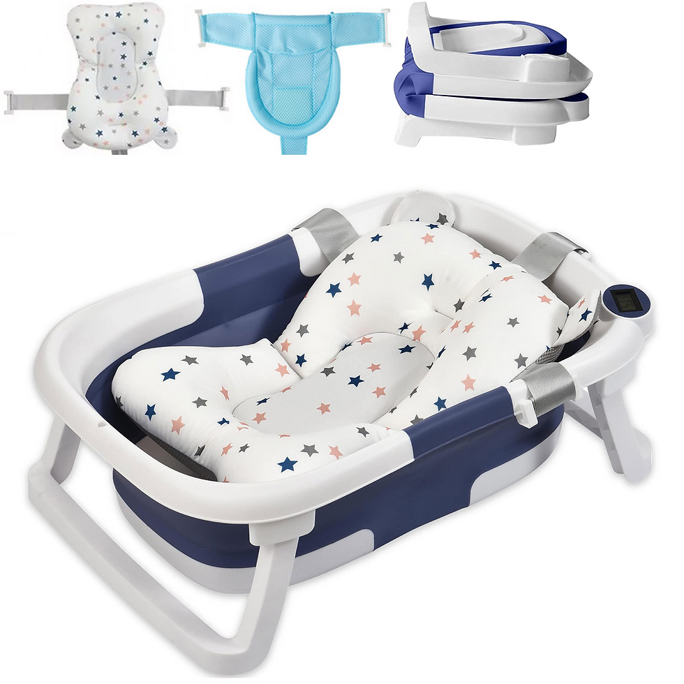 Thumbnail: FroggyFold™ Collapsible Baby Bath Set