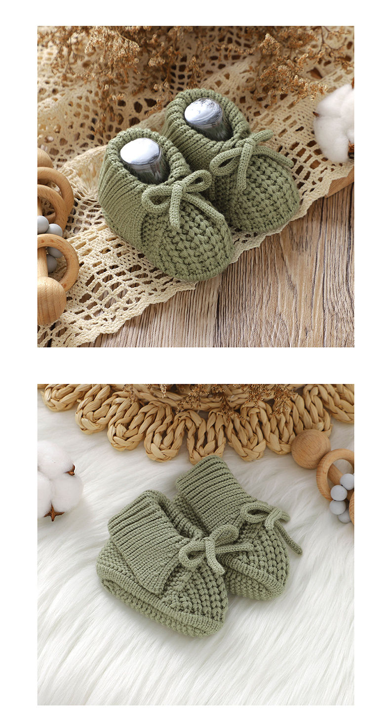 Thumbnail: LaceLove™ Knit Booties Beige