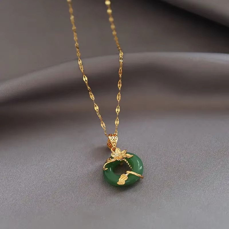 Thumbnail: OrientalCharm™ Jade Pendant Collection