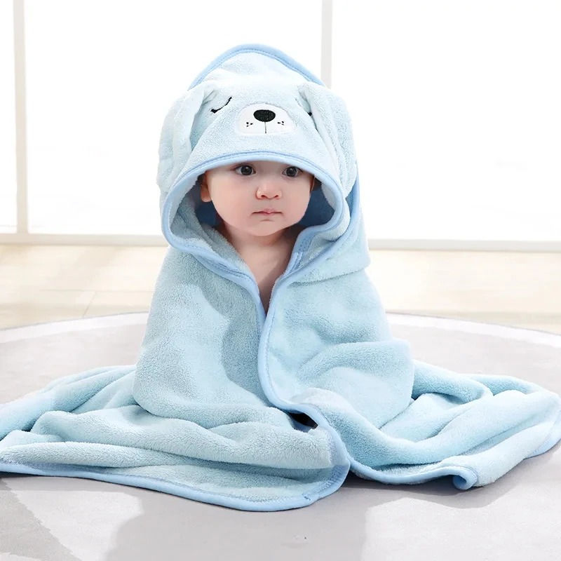 Thumbnail: AnimalHug™ Hooded Baby Towel Collection