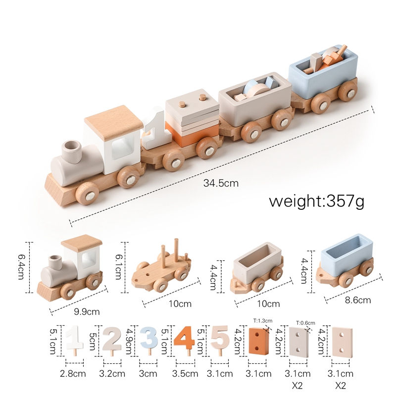 Thumbnail: LittleTracks™ Wooden Adventure Train