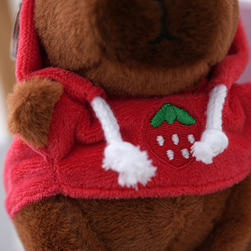 Thumbnail: FruitHood Capybara Plush Keychain