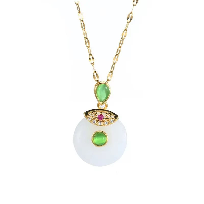 Thumbnail: OrientalCharm™ Jade Pendant Collection