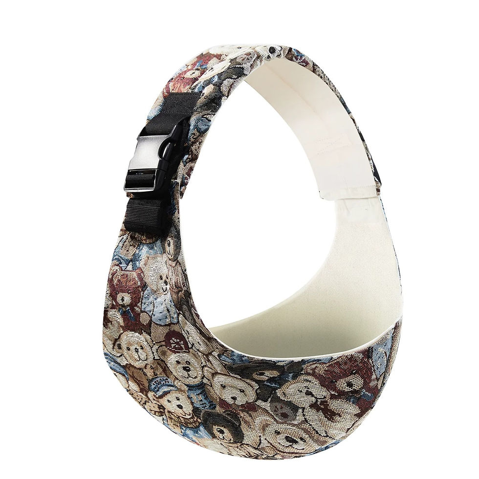 Thumbnail: Portable baby carrier, wrap around baby accessory, adjustable shoulder back chil