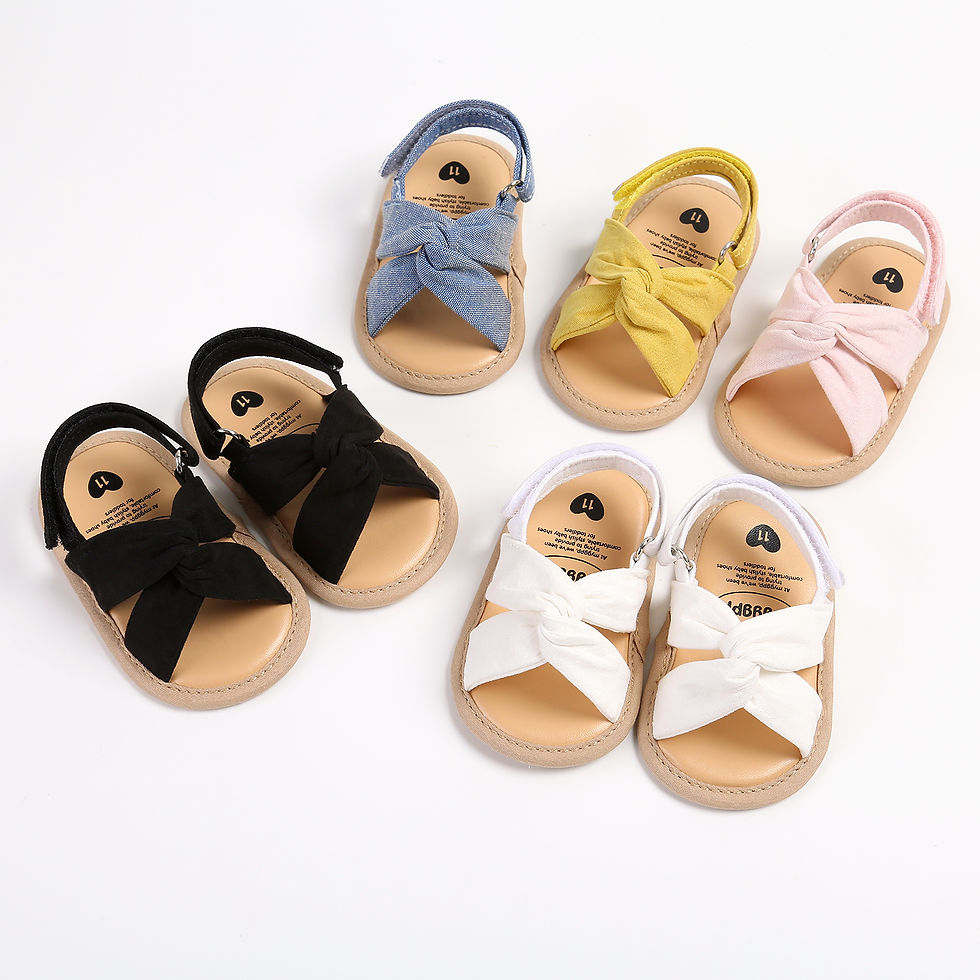 Thumbnail: AANNY™ Knotted Baby Sandals