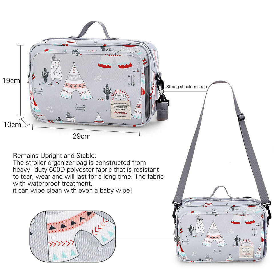 Thumbnail: HOUSBAY™ Arrow Pattern Stroller Organizer