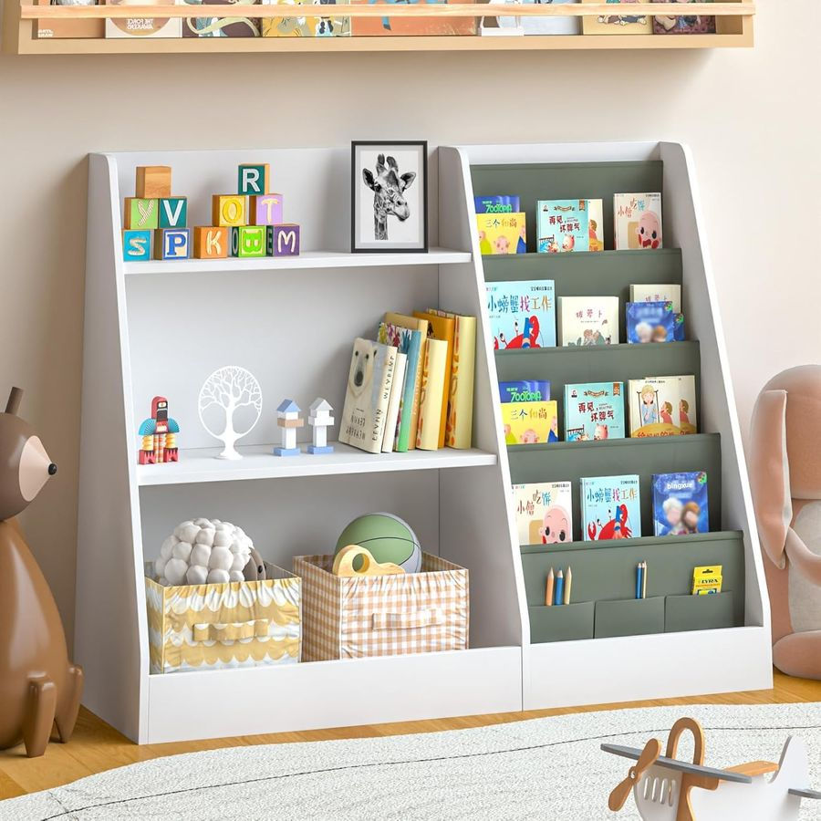 Thumbnail: StoryNook™ 3-in-1 Bookshelf & Toy Tidy
