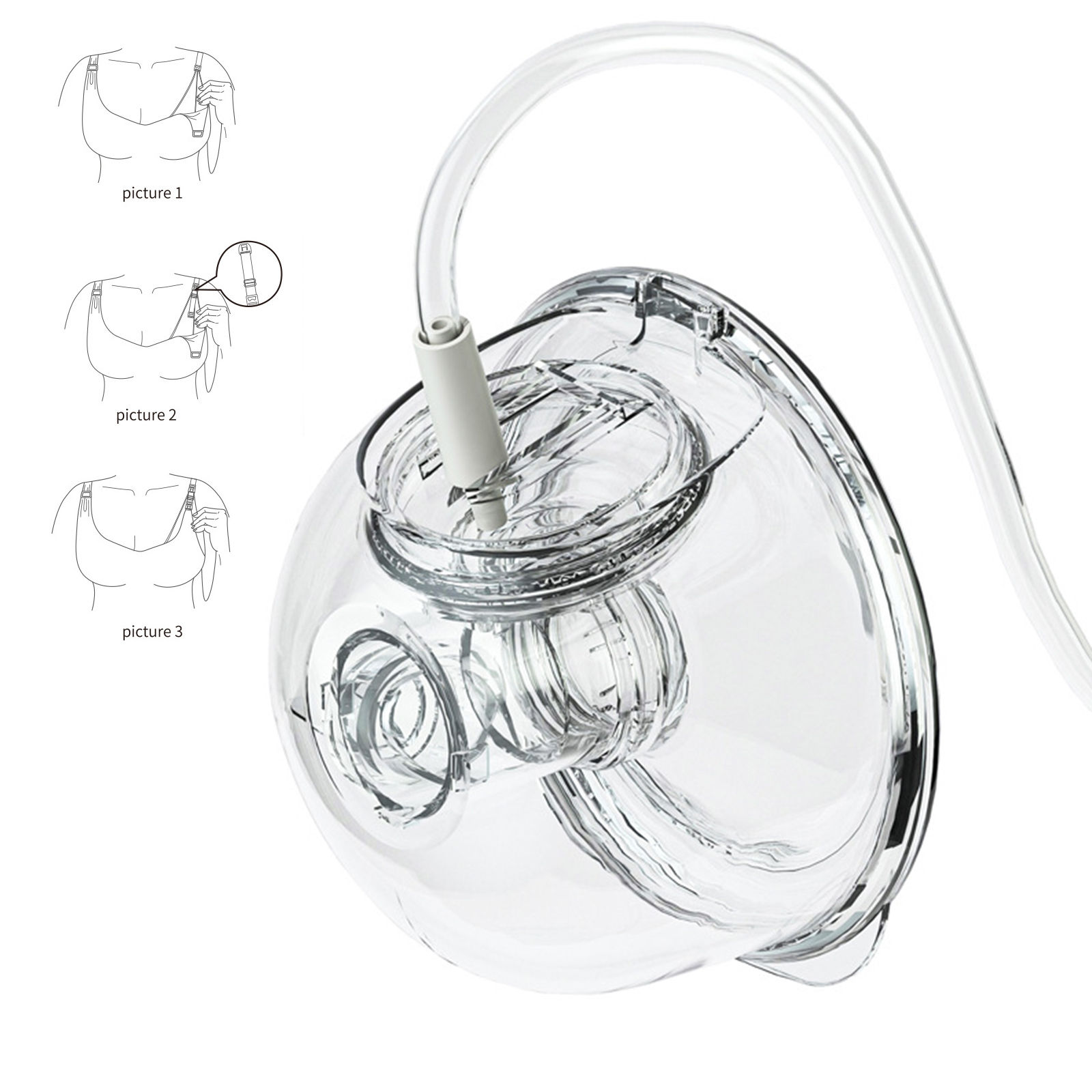 LactoShell™ Hands-Free Wearable Pump