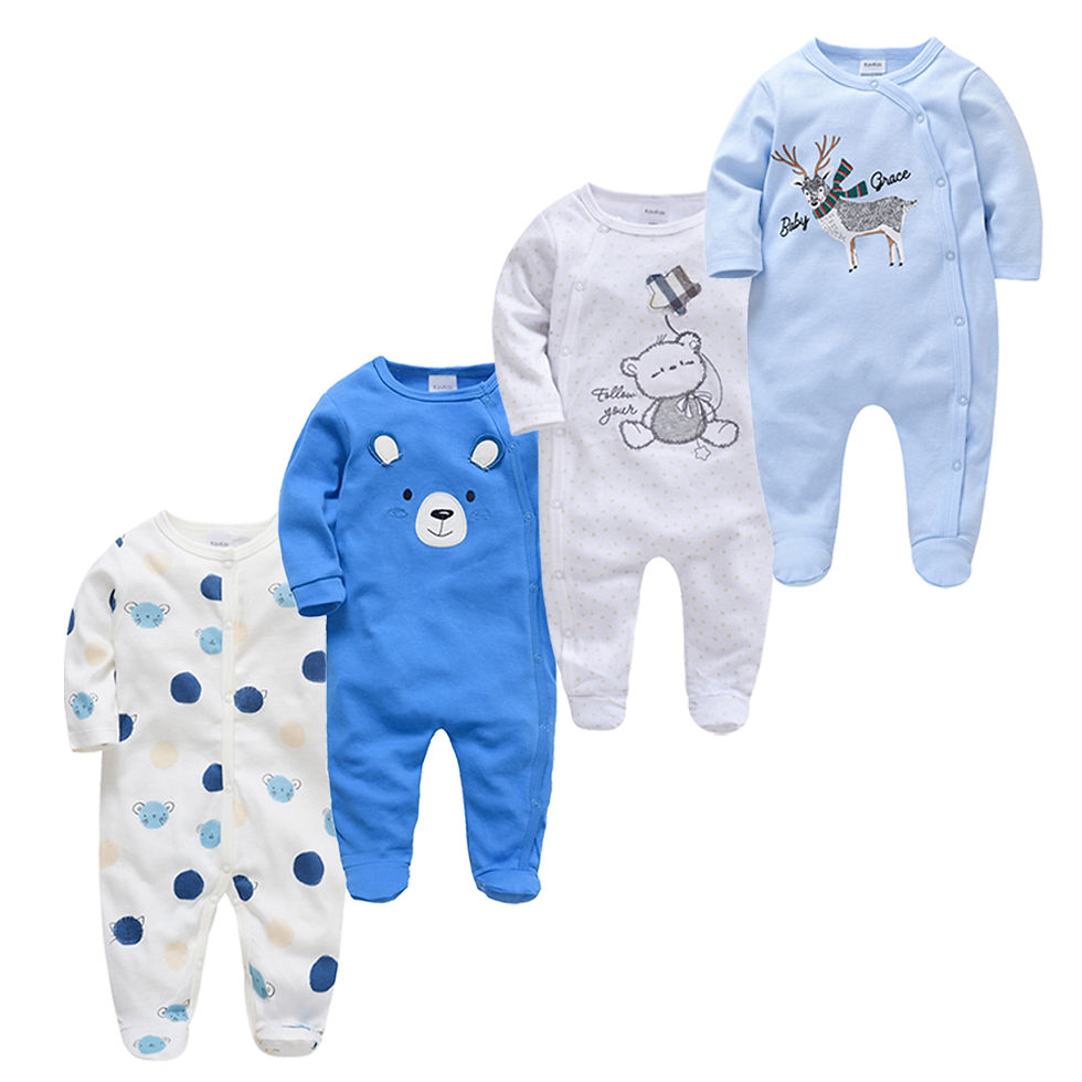 Thumbnail: StarryNight™ Sleepsuit 3-Pack