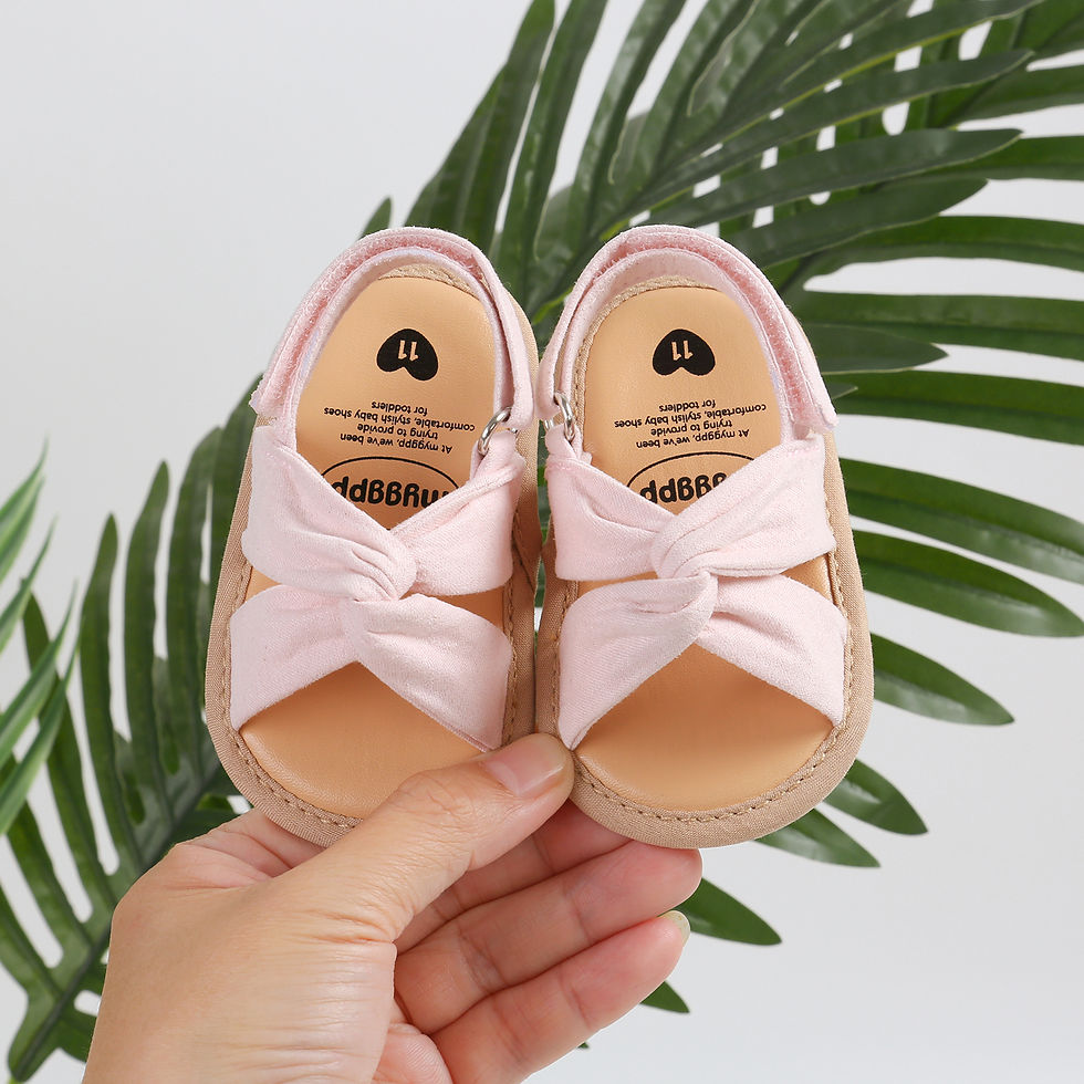 Thumbnail: AANNY™ Knotted Baby Sandals