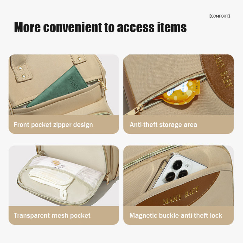 Thumbnail: MamyBaby™ Backpack Nappy Bag
