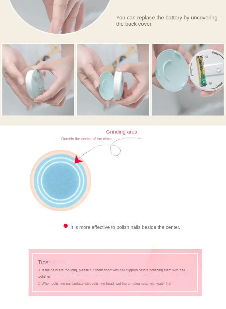 Thumbnail: DaisyTrim™ Electric Baby Nail File
