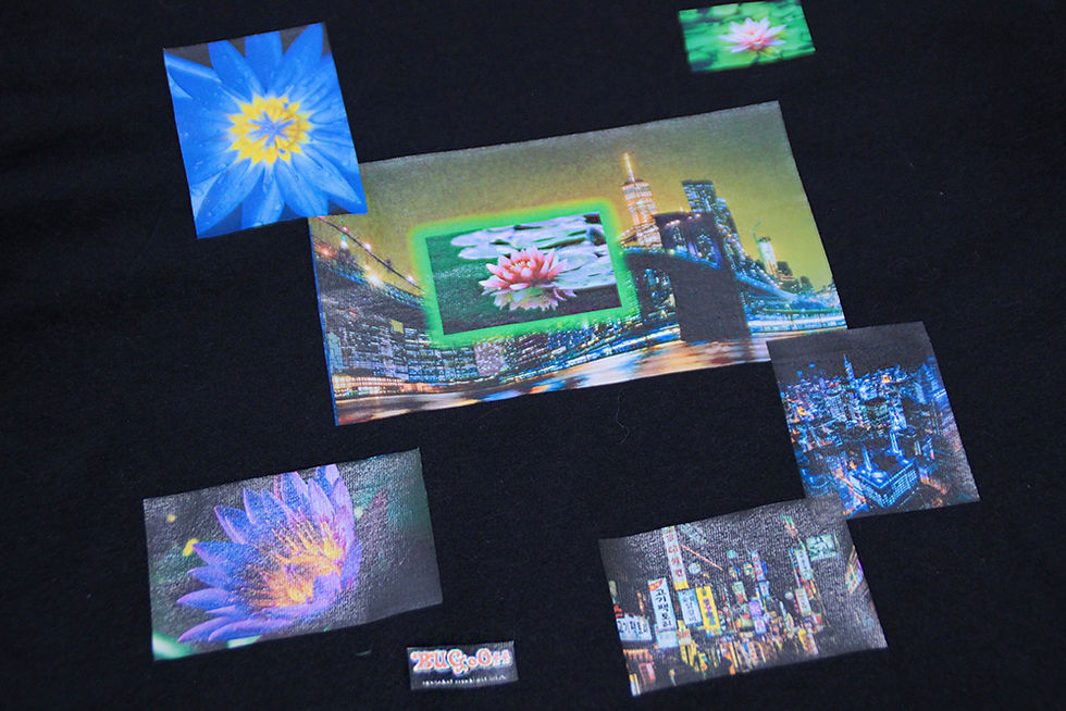Thumbnail: CITY LOTUS BLACK TEE 2